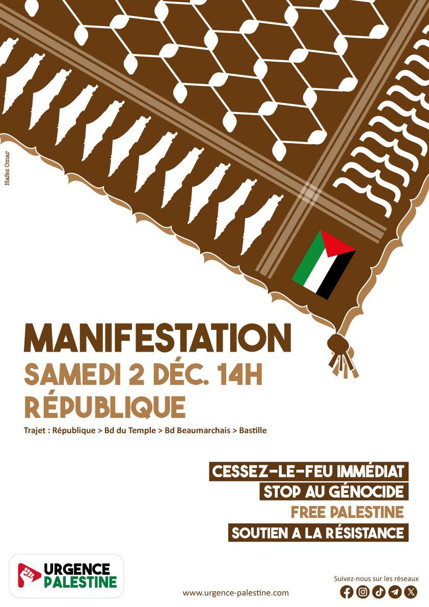 Paris Manifestation En Solidarit Avec La Palestine Lanticapitaliste