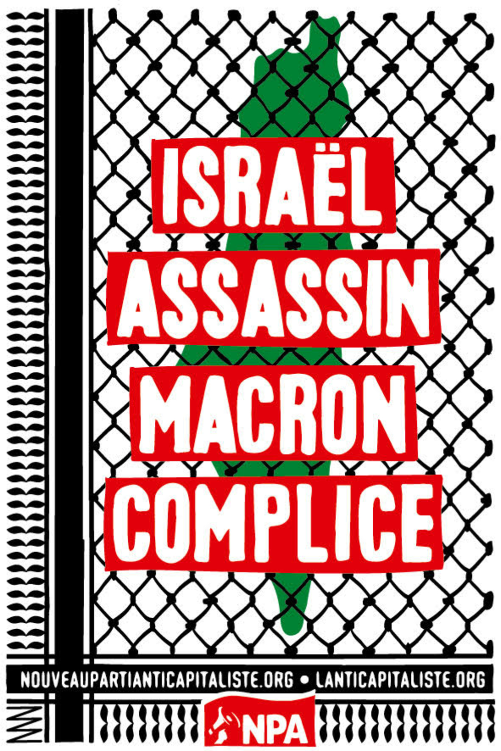 La France a invité un criminel de guerre pour qu'il fasse sa propagande à la télévision Npa-israel-assassin-macron-complice