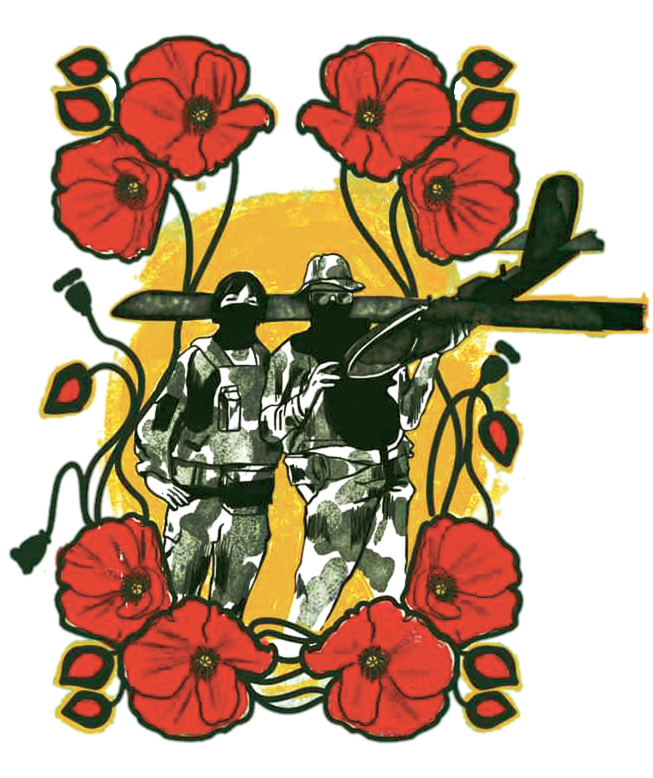 The Russian army on the defensive, the Ukrainian population on the offensive